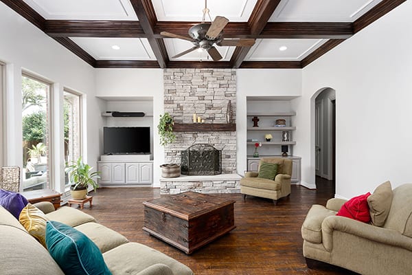 family room remodel Plano Texas