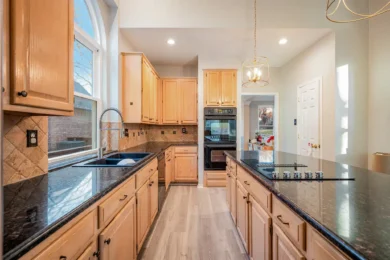 highland village kitchen before remodeling