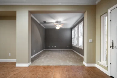 before photo Frisco home remodel of a spare room